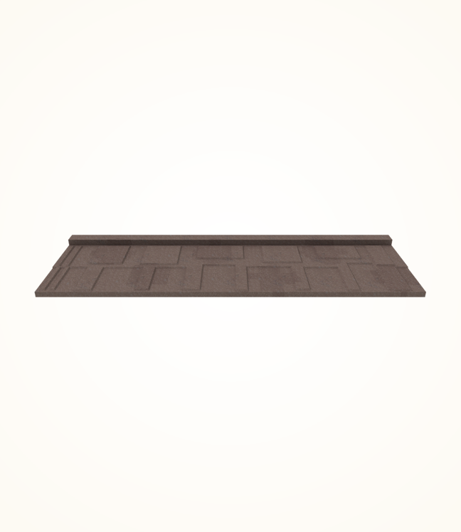 Stone Coated Shingle Roofing Tiles - Chocolate Brown