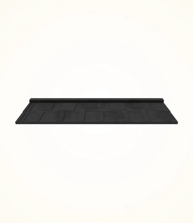 Stone Coated Shingle Roofing Tiles - Charcoal Grey