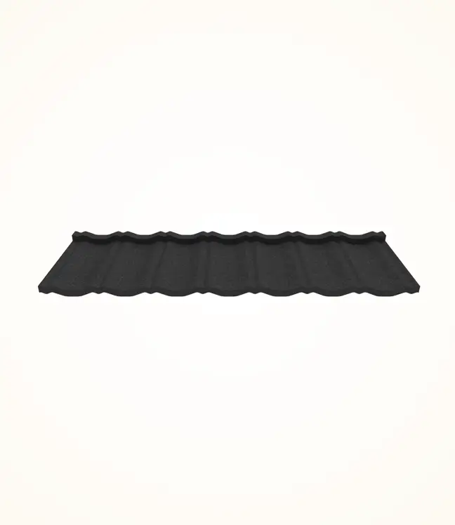 Stone Coated Classic Roofing Tiles - Charcoal Grey