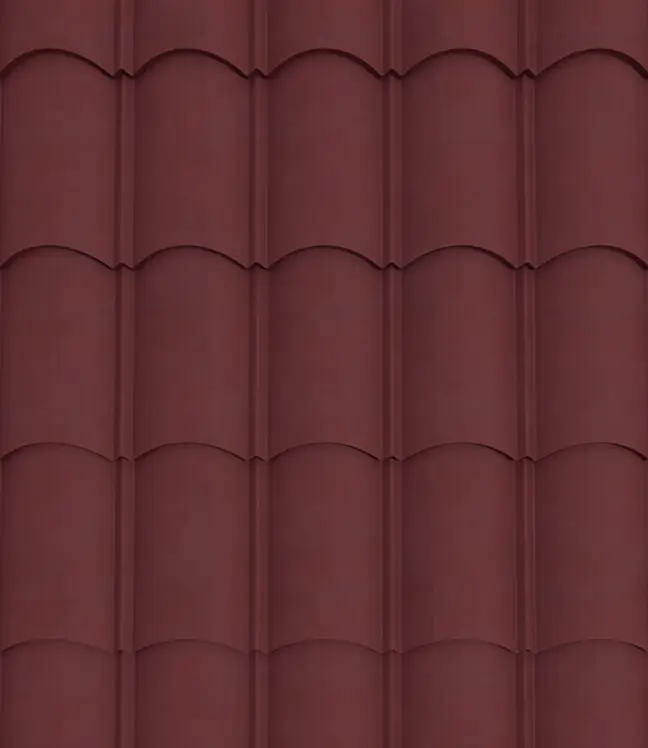 Trinity Orientile Roofing Sheet - Maroon1 28G Matte