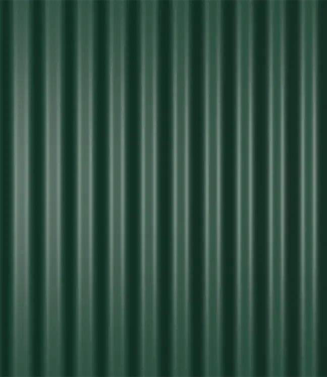 Corrugated Roofing Sheet - Forest Green1 28G Matte
