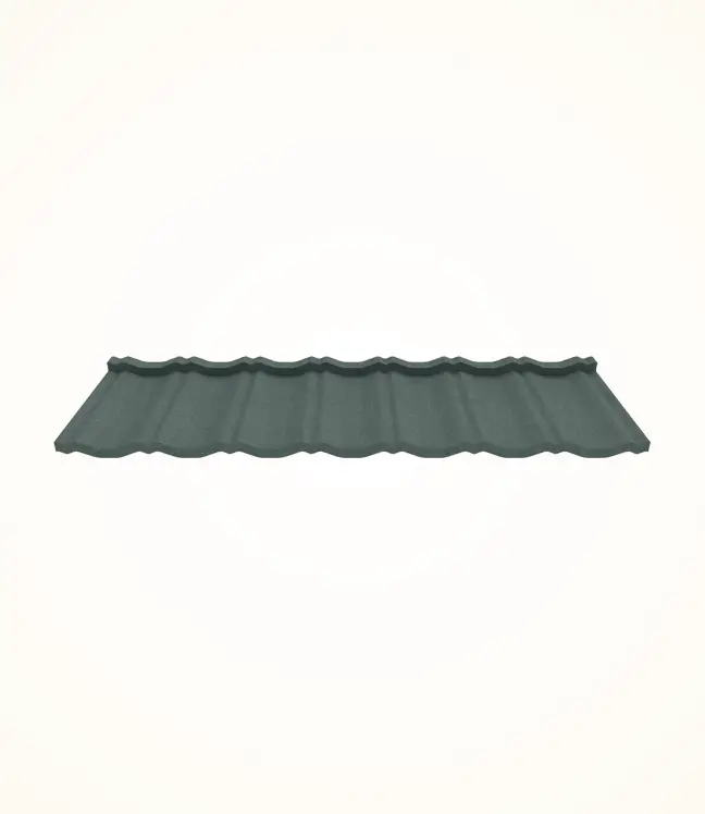 Stone Coated Classic Roofing Tiles - Forest Green