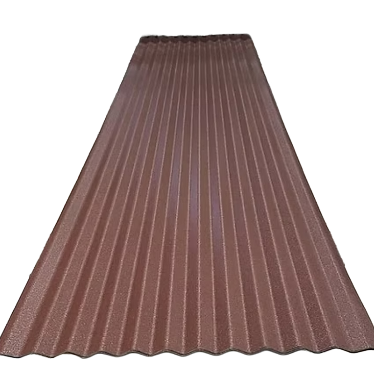 Corrugated Wave Matte Chocolate Brown