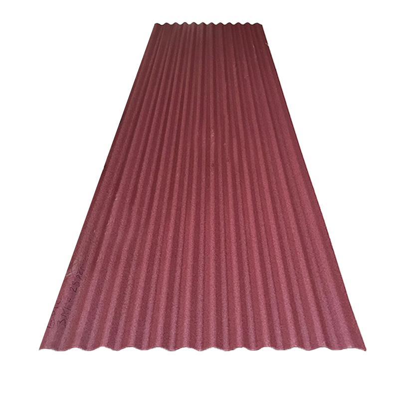 Corrugated Wave Matte Maroon