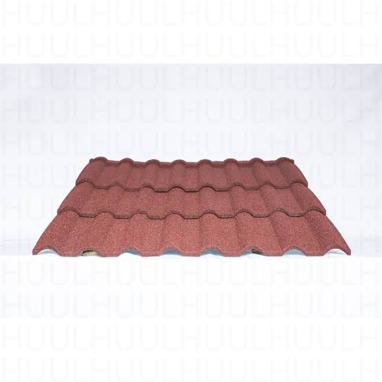 Milano Tile Alu Zinc Volcanic Stone Maroon
