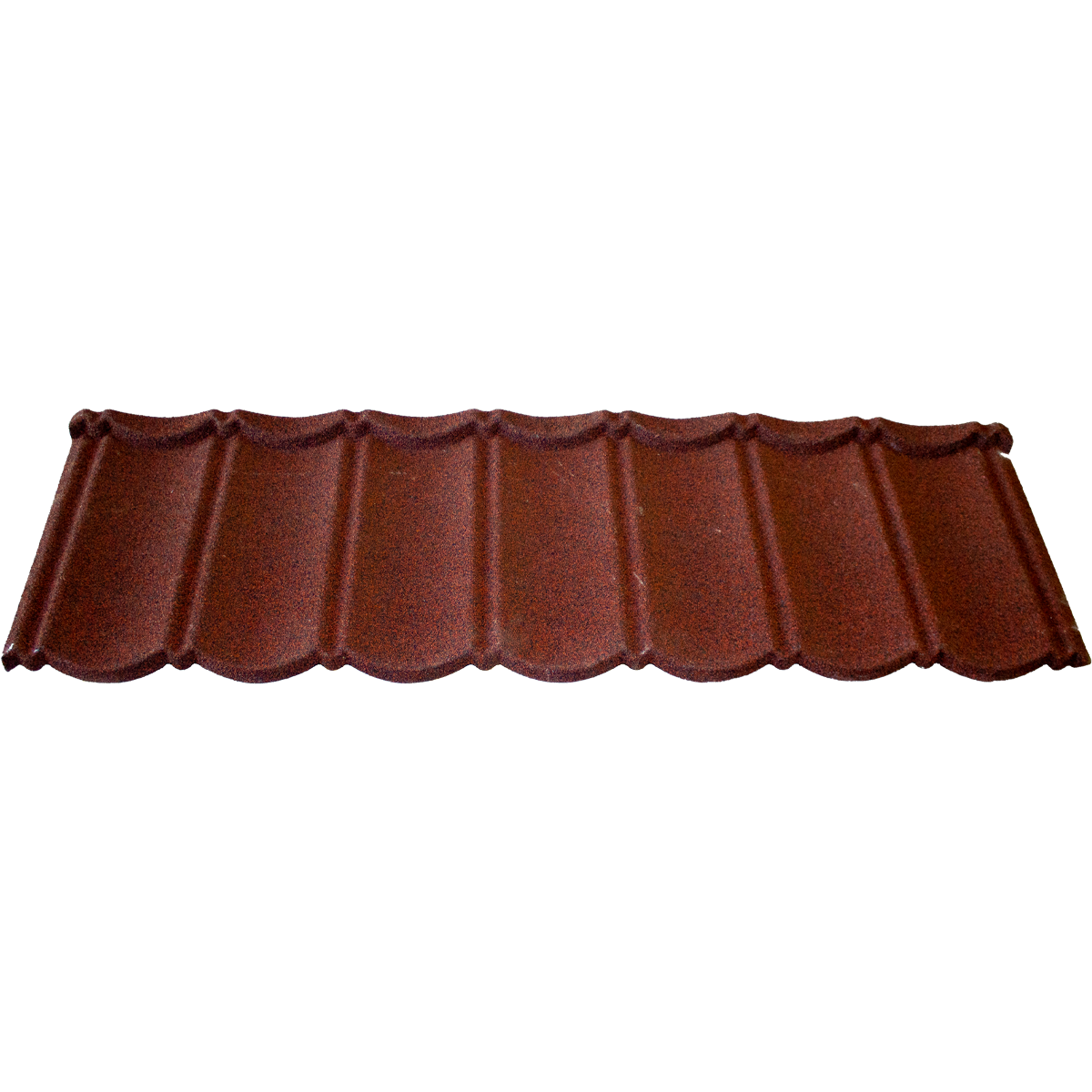Classic Tile Alu Zinc Volcanic Stone Dark Brown