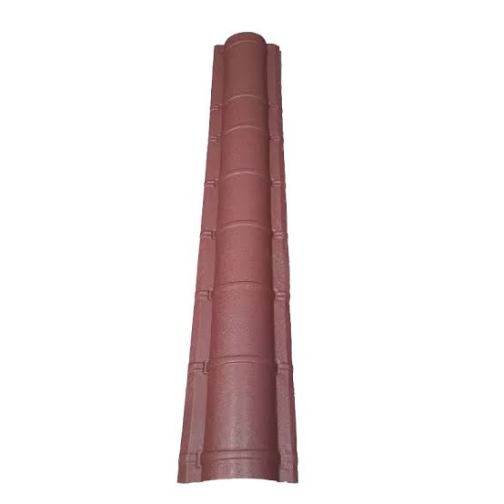 Roll Top Ridge Cap Glossy Maroon