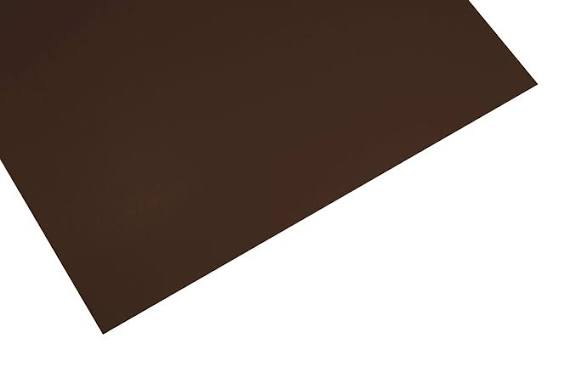 Plain Sheet Stone Coated Bark Wood Brown